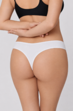 tanga algodon blanco atras Algodon Peruano