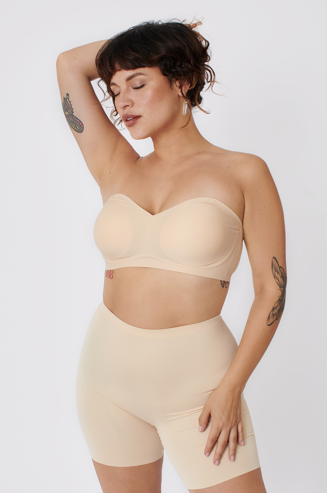 Strapless brasier