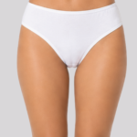 Calzon Bikini blanco delante algodon peruano